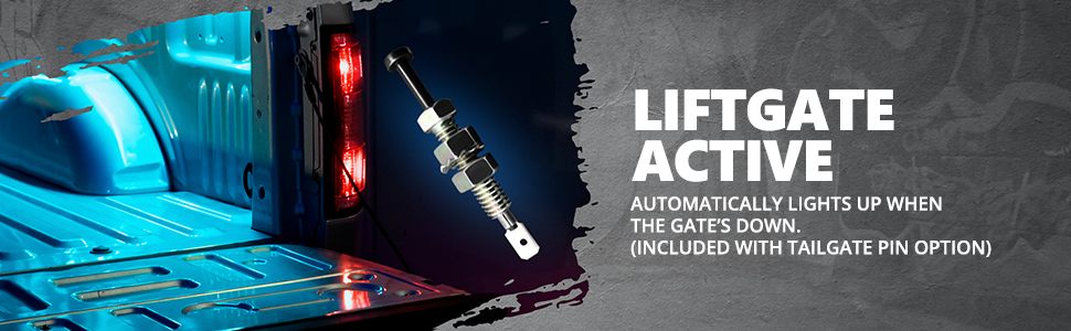 truck bed lights lift-gate switch