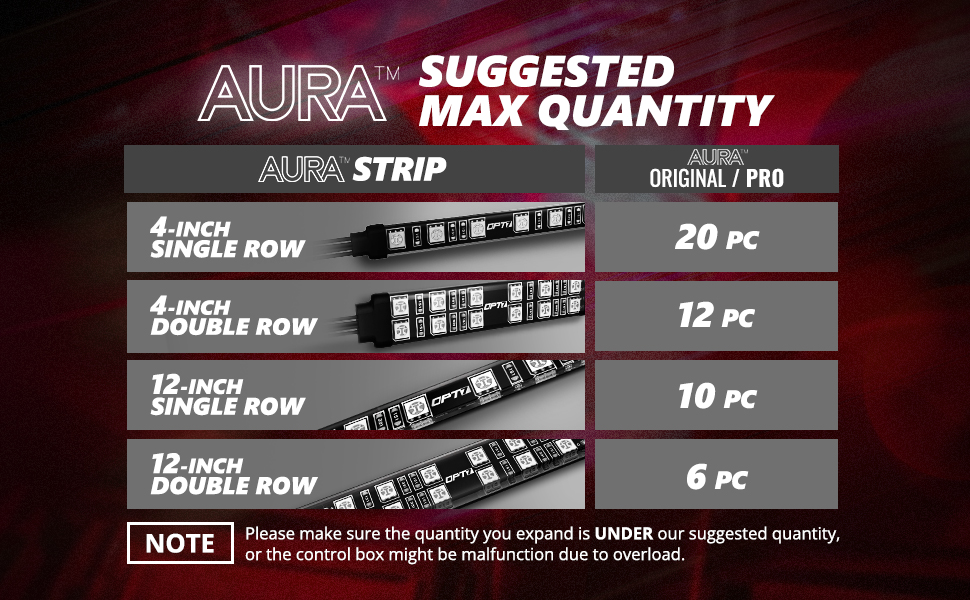 aura underbody light kit specifications