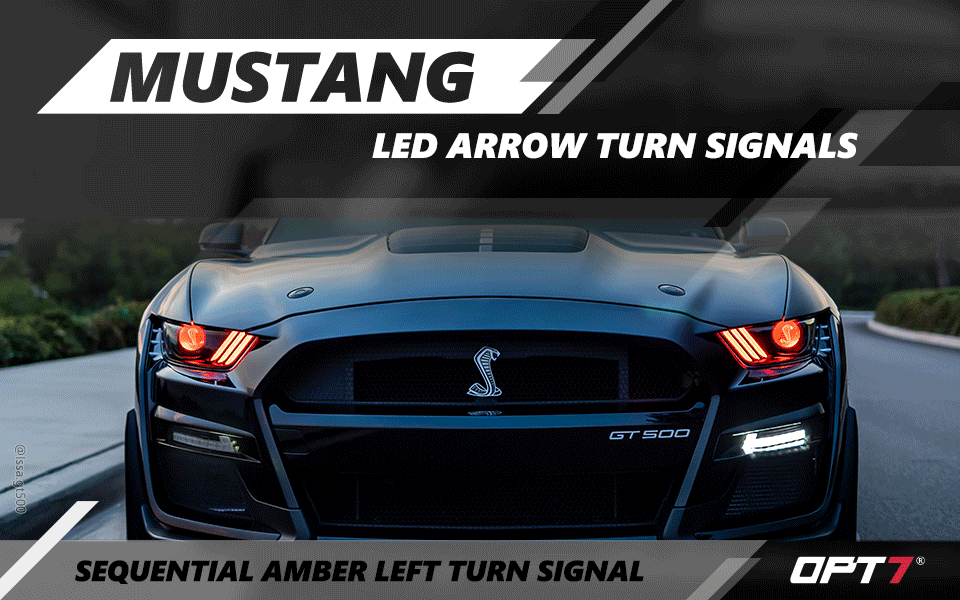 mustang s550 turn signal led switchback sequential