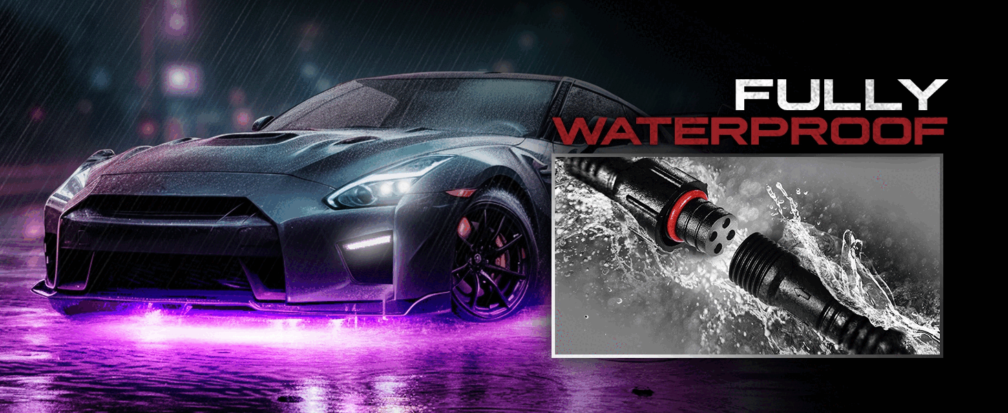 aura underbody light kit features