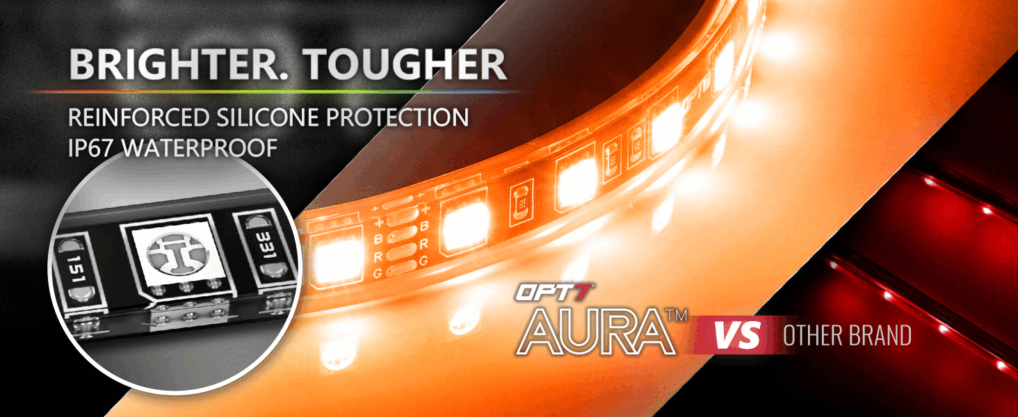 aura LED grille lighting kit