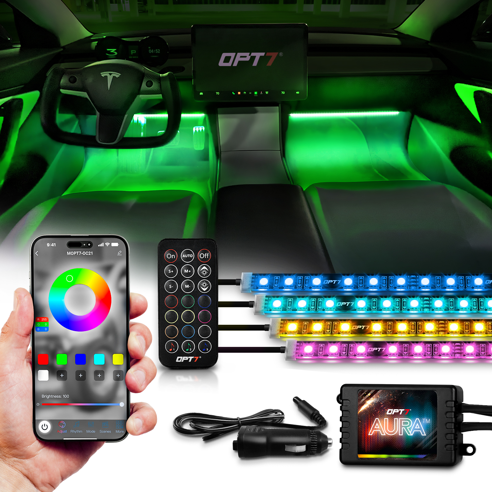 Aura Pro Boat lighting kit with Bluetooth