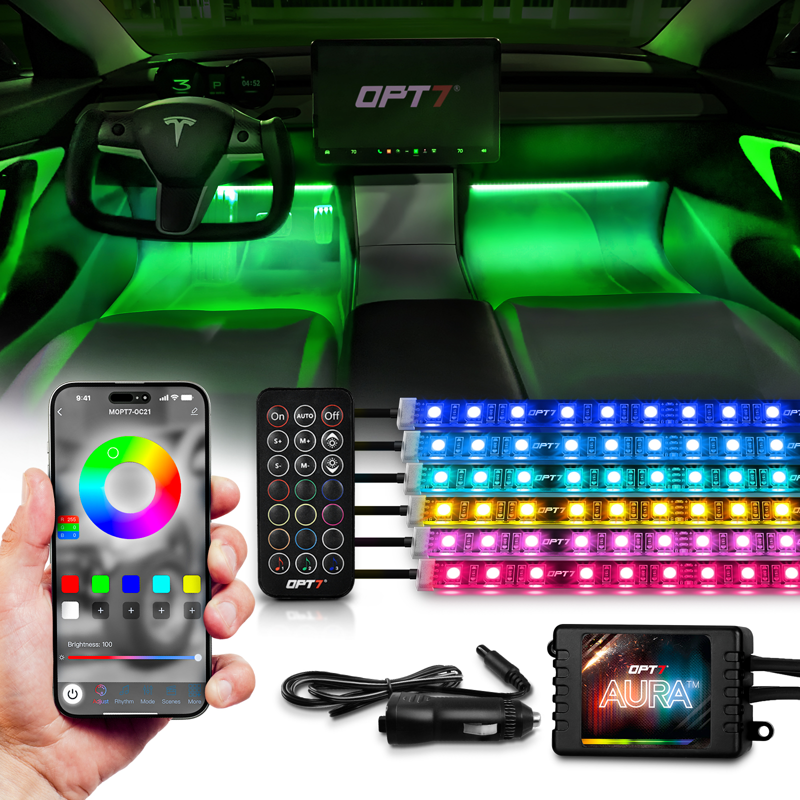Aura Pro Boat lighting kit with Bluetooth
