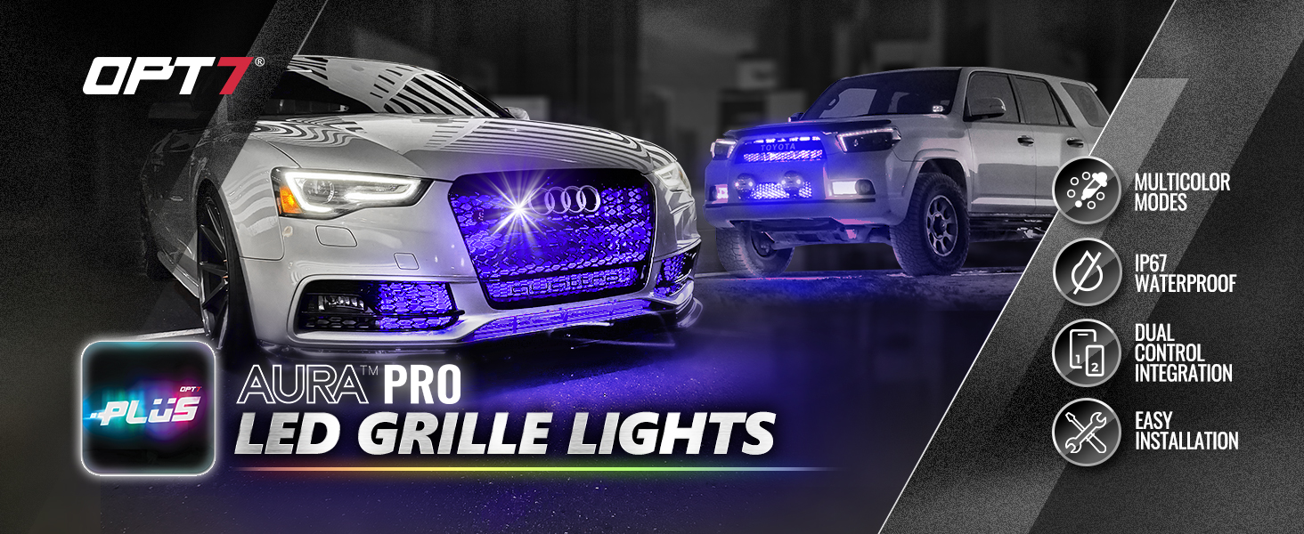 aura LED grille lighting kit