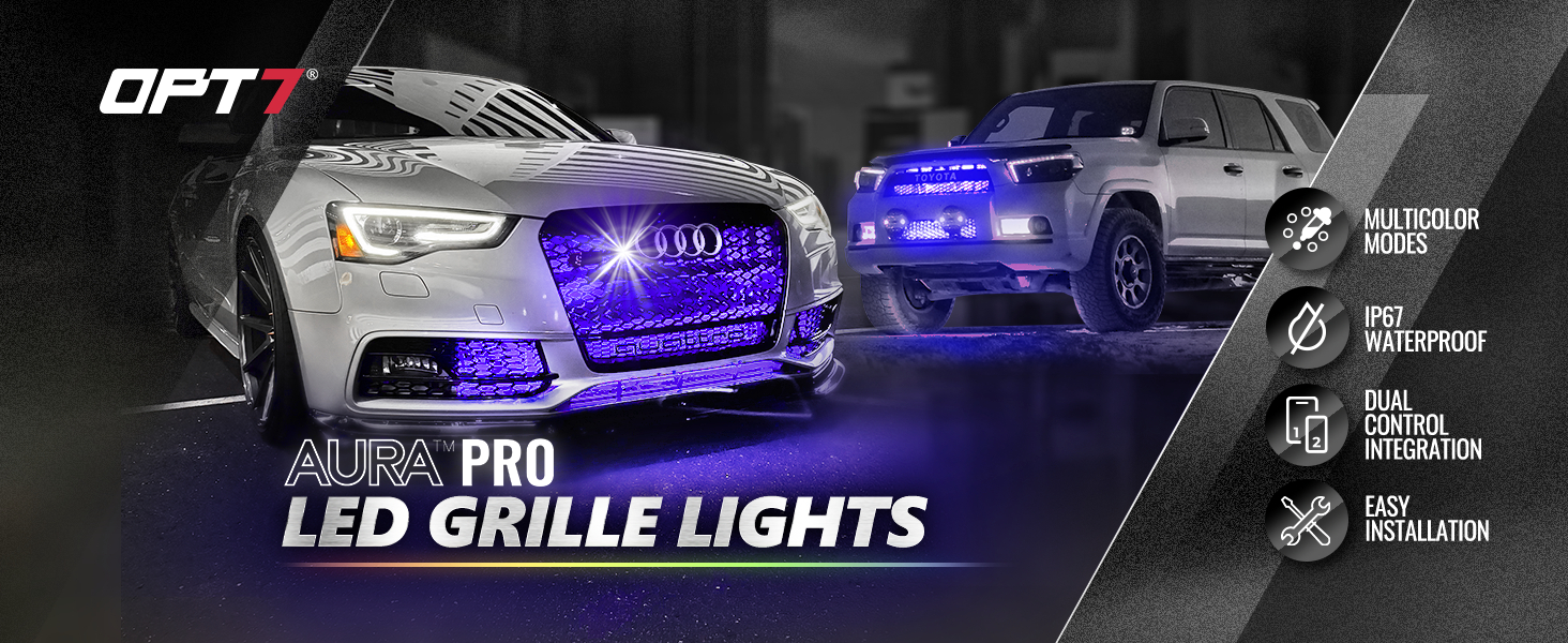 aura LED grille lighting kit