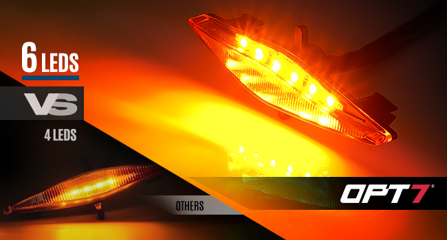 OPT7 Amber LED Grille Lights for Toyota 4Runner 2014-2024