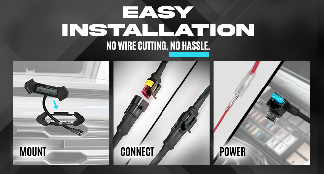 OPT7 White LED Grille Lights for Toyota rav 4 2019-2025 5th gen front drl