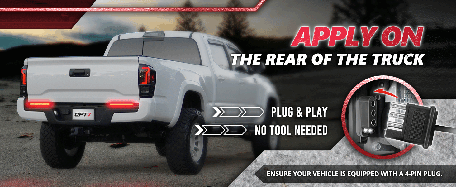 OPT7 15 inches LED Trailer Tail Light Bar